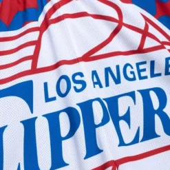 Apparel Mitchell & Ness Shorts-Jumbotron 2.0 Sublimated Shorts Los Angeles Clippers