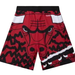 Apparel Mitchell & Ness Shorts-Jumbotron 2.0 Sublimated Shorts Chicago Bulls