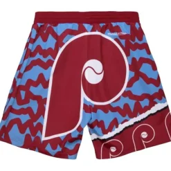 Apparel Mitchell & Ness Shorts-Jumbotron 2.0 Sublimated Shorts Philadelphia Phillies