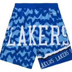 Apparel Mitchell & Ness Shorts-Jumbotron 2.0 Sublimated Shorts Los Angeles Lakers