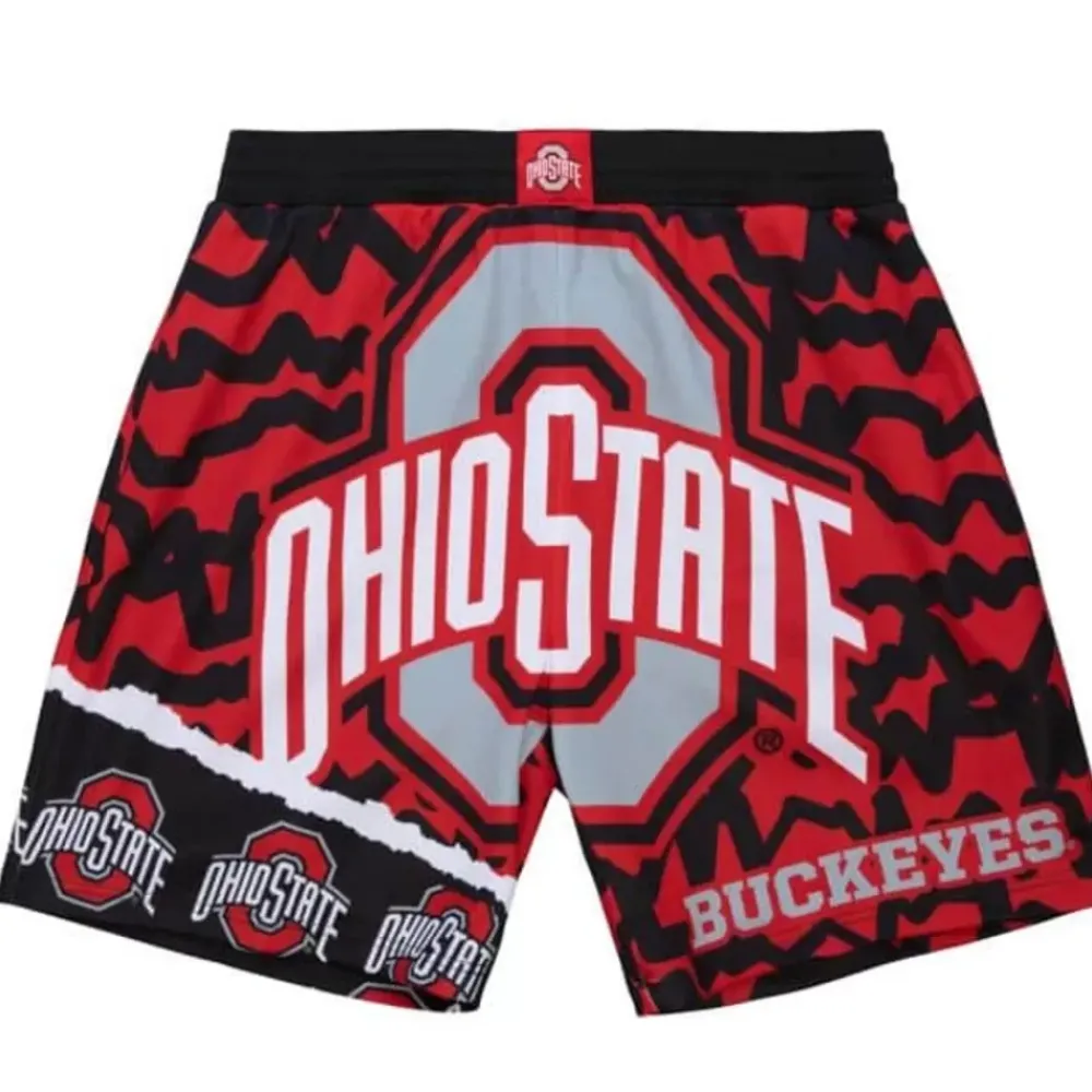 Apparel Mitchell & Ness Shorts-Jumbotron 2.0 Sublimated Shorts Ohio State