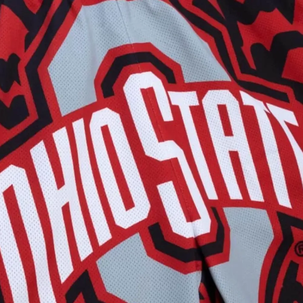 Apparel Mitchell & Ness Shorts-Jumbotron 2.0 Sublimated Shorts Ohio State