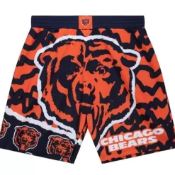 Apparel Mitchell & Ness Shorts-Jumbotron 2.0 Sublimated Shorts Chicago Bears