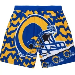 Apparel Mitchell & Ness Shorts-Jumbotron 2.0 Sublimated Shorts Los Angeles Rams