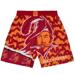 Apparel Mitchell & Ness Shorts-Jumbotron 2.0 Sublimated Shorts Tampa Bay Buccaneers