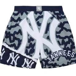 Apparel Mitchell & Ness Shorts-Jumbotron 2.0 Sublimated Shorts New York Yankees