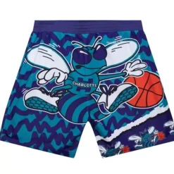 Apparel Mitchell & Ness Shorts-Jumbotron 2.0 Sublimated Shorts Charlotte Hornets
