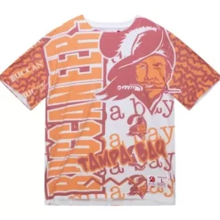 Apparel Mitchell & Ness T-Shirts & Tops-Jumbotron 2.0 Sublimated Ss Tee Tampa Bay Buccaneers