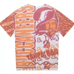 Apparel Mitchell & Ness T-Shirts & Tops-Jumbotron 2.0 Sublimated Ss Tee Tampa Bay Buccaneers