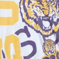 Apparel Mitchell & Ness T-Shirts & Tops-Jumbotron 2.0 Sublimated Ss Tee Louisiana State University
