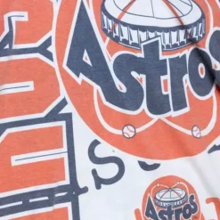 Apparel Mitchell & Ness T-Shirts & Tops-Jumbotron 2.0 Sublimated Ss Tee Houston Astros