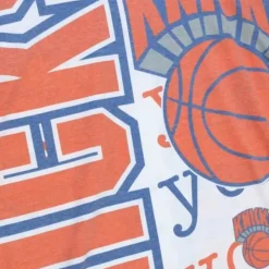 Apparel Mitchell & Ness T-Shirts & Tops-Jumbotron 2.0 Sublimated Ss Tee New York Knicks