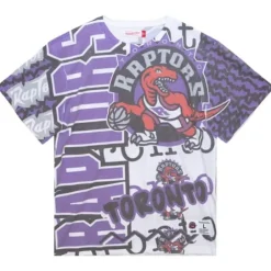 Apparel Mitchell & Ness T-Shirts & Tops-Jumbotron 2.0 Sublimated Ss Tee Toronto Raptors