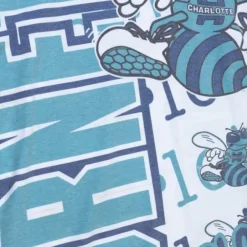 Apparel Mitchell & Ness T-Shirts & Tops-Jumbotron 2.0 Sublimated Ss Tee Charlotte Hornets