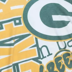 Apparel Mitchell & Ness T-Shirts & Tops-Jumbotron 2.0 Sublimated Ss Tee Green Bay Packers
