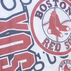 Apparel Mitchell & Ness T-Shirts & Tops-Jumbotron 2.0 Sublimated Ss Tee Boston Red Sox