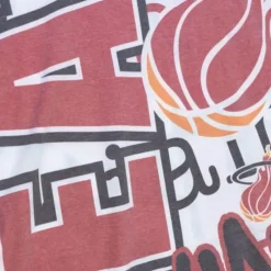Apparel Mitchell & Ness T-Shirts & Tops-Jumbotron 2.0 Sublimated Ss Tee Miami Heat