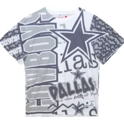 Apparel Mitchell & Ness T-Shirts & Tops-Jumbotron 2.0 Sublimated Ss Tee Dallas Cowboys