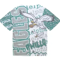 Apparel Mitchell & Ness T-Shirts & Tops-Jumbotron 2.0 Sublimated Ss Tee Philadelphia Eagles