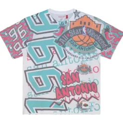 Apparel Mitchell & Ness T-Shirts & Tops-Jumbotron 2.0 Sublimated S/S Tee All Star 1996-97