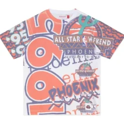 Apparel Mitchell & Ness T-Shirts & Tops-Jumbotron 2.0 Sublimated S/S Tee All Star 1995-96