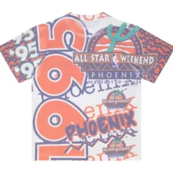 Apparel Mitchell & Ness T-Shirts & Tops-Jumbotron 2.0 Sublimated S/S Tee All Star 1995-96