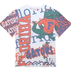 Apparel Mitchell & Ness T-Shirts & Tops-Jumbotron 2.0 Sublimated Ss Tee University Of Florida