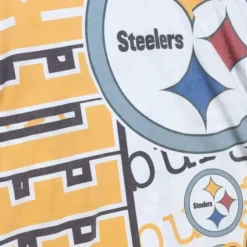 Apparel Mitchell & Ness T-Shirts & Tops-Jumbotron 2.0 Sublimated Ss Tee Pittsburgh Steelers