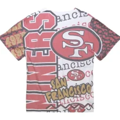 Apparel Mitchell & Ness T-Shirts & Tops-Jumbotron 2.0 Sublimated Ss Tee San Francisco 49Ers