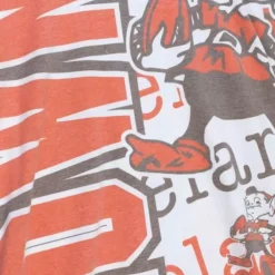 Apparel Mitchell & Ness T-Shirts & Tops-Jumbotron 2.0 Sublimated Ss Tee Cleveland Browns