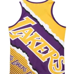 Apparel Mitchell & Ness T-Shirts & Tops-Jumbotron 2.0 Sublimated Tank Los Angeles Lakers