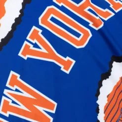 Apparel Mitchell & Ness T-Shirts & Tops-Jumbotron 2.0 Sublimated Tank New York Knicks