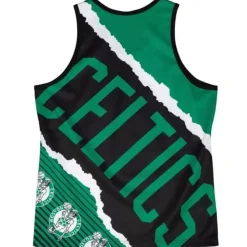 Apparel Mitchell & Ness T-Shirts & Tops-Jumbotron 2.0 Sublimated Tank Boston Celtics