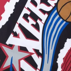 Apparel Mitchell & Ness T-Shirts & Tops-Jumbotron 2.0 Sublimated Tank Philadelphia 76Ers