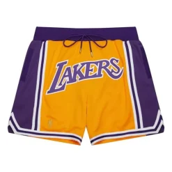 Apparel Mitchell & Ness Shorts-Just Don 7 Inch Shorts Los Angeles Lakers