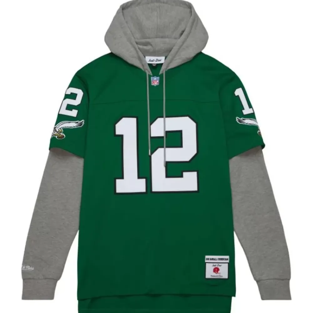 Jerseys Mitchell & Ness -Just Don Legacy Hoodie Jersey Philadelphia Eagles Randall Cunningham