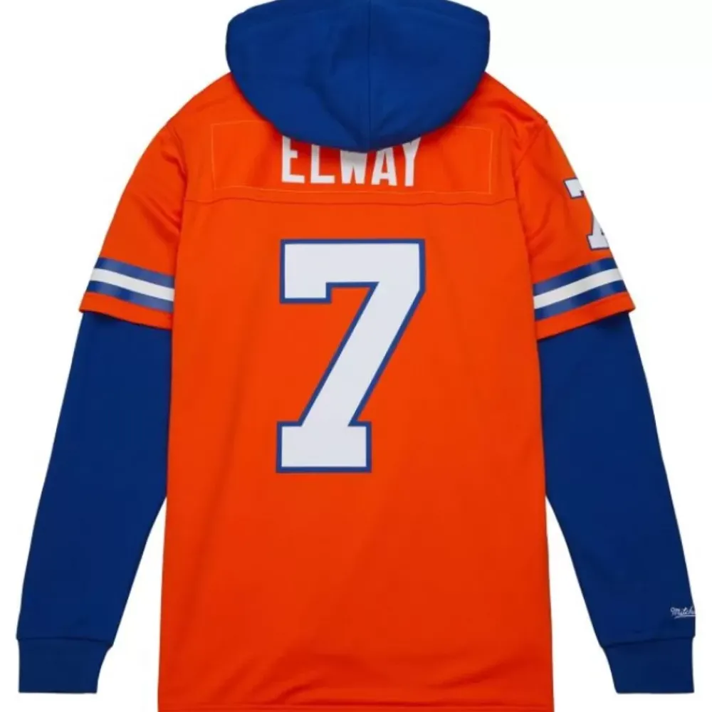 Jerseys Mitchell & Ness -Just Don Legacy Hoodie Jersey Denver Broncos John Elway