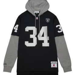 Jerseys Mitchell & Ness -Just Don Legacy Hoodie Jersey Los Angeles Raiders Bo Jackson
