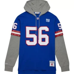 Jerseys Mitchell & Ness -Just Don Legacy Hoodie Jersey New York Giants Lawrence Taylor