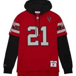 Jerseys Mitchell & Ness -Just Don Legacy Hoodie Jersey Atlanta Falcons Deion Sanders