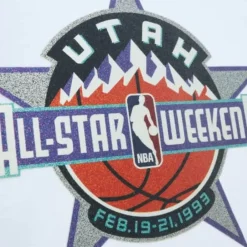 Apparel Mitchell & Ness T-Shirts & Tops-Just Don Sugar Overlay Ls Tee Nba All Star 1993-94