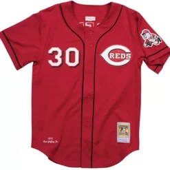 Jerseys Mitchell & Ness -Ken Griffey Jr. 2005 Alternate Authentic Jersey Cincinnati Reds