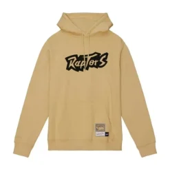 Apparel Mitchell & Ness Hoodies & Sweatshirts-Khaki Black Hoodie Toronto Raptors