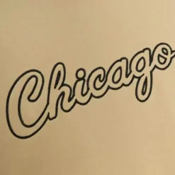 Apparel Mitchell & Ness Hoodies & Sweatshirts-Khaki Black Hoody Chicago Bulls