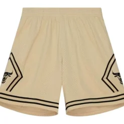 Apparel Mitchell & Ness Shorts-Khaki Black Swingman Chicago Bulls 1997-98 Shorts
