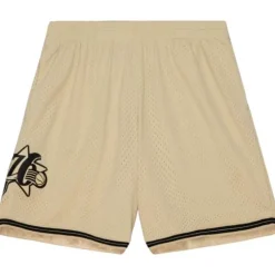 Apparel Mitchell & Ness Shorts-Khaki Black Swingman Philadelphia 76Ers 2000-01 Shorts