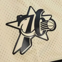 Apparel Mitchell & Ness Shorts-Khaki Black Swingman Philadelphia 76Ers 2000-01 Shorts