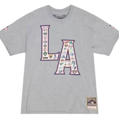 Apparel Mitchell & Ness T-Shirts & Tops-La All Over Print Tee