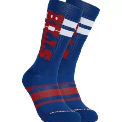 Apparel Mitchell & Ness Accessories-Lateral Crew Socks Buffalo Bills