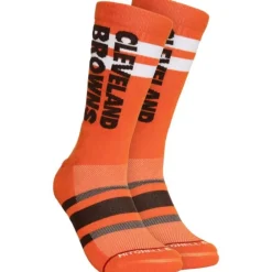Apparel Mitchell & Ness Accessories-Lateral Crew Socks Cleveland Browns